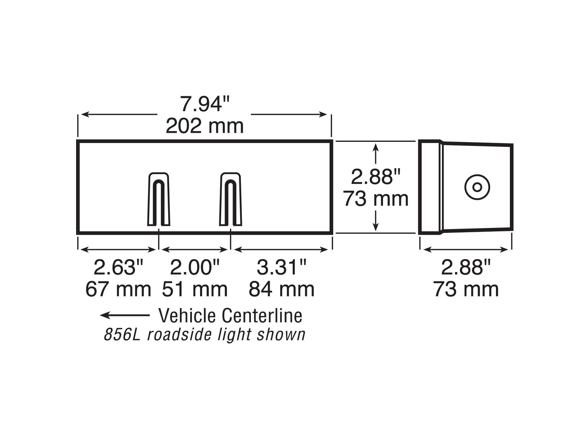 Peterson Manufacturing V947 LED Rear Trailer Light Kit For Trailers 80" Wide & Over