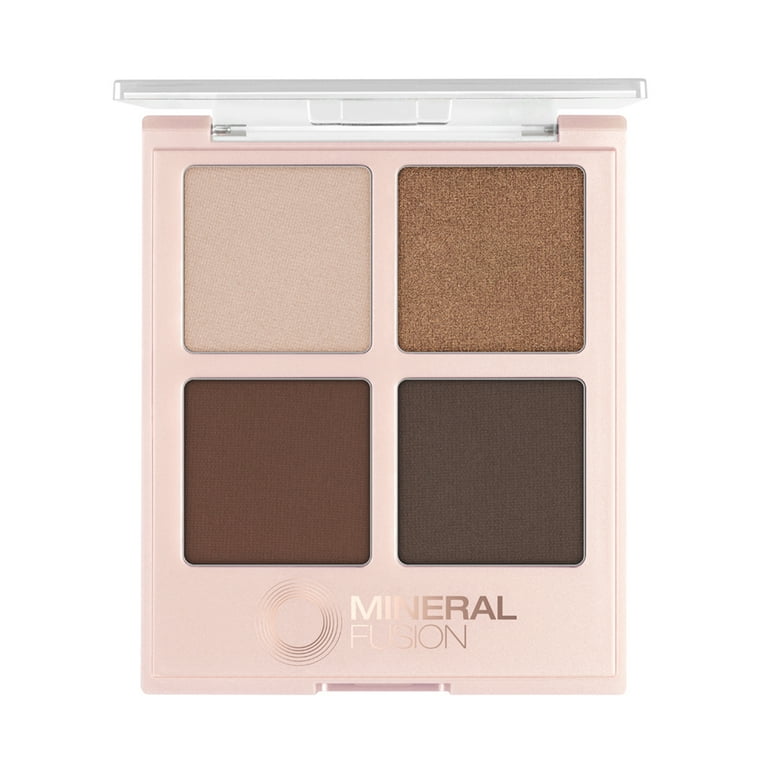 MINERAL FUSION Vegan Eye Shadow Palette, Coffee Break | 4