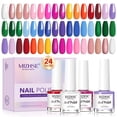 thumbnail image 1 of Set de esmaltes de uñas MIZHSE Quick Dry 24 colores sin gel para mujer, 1 of 9