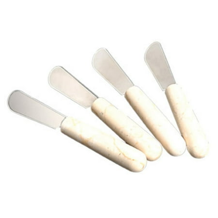 - Creative Home Champagne Marble Spreaders - Set of 4