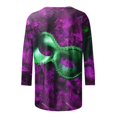 thumbnail image 4 of Womens Athletic Tops Long Sleeve Casual T Shirt Women Athletic Shirt Women Tees And Tops Set for Long Sleeve Compression Womens T Shirts for Summer Sleeves Loose Pink M, 4 of 4