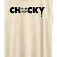 thumbnail image 3 of Chucky - Chucky Face Logo- Womens Short Sleeve Graphic T-Shirt, 3 of 5
