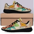 thumbnail image 3 of Aloha Hawaiian Tiki Luau Party Shoes Sneakers Black Size 9.5, 3 of 7