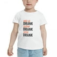 thumbnail image 2 of Wake up Drank Laydown Drank spitup Drank Funny Toddler T-Shirts for Boys Girls (White, 5/6T), 2 of 5