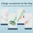 thumbnail image 5 of DISHUECO Immersion Hand Blender, 400W Electric Handheld Portable Stick Mixer with Stainless Steel Blades for Effortless Blending Smoothies, Shakes, Puree or Kid Food, 5 of 10