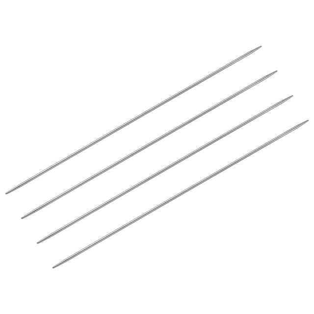 Unique Bargains 2 Pairs 2.6mm Double Pointed Knitting Sweater Needle Set, 9.84 Inches Length
