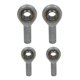 thumbnail image 1 of 4 Piezas de Articución Esférica Roscada Varil Extremo Conjunto de Cojinete 6 Mm Mm Varil Herramienta Eléctrica Gloria Cojinete de junta roscada, 1 of 9