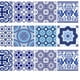 thumbnail image 2 of 20 piezas de azulejos de mosaico de pared pegatinas calcomanías de baño de cocina # 4 20x20 cm MagiDeal Moderno, 2 of 6