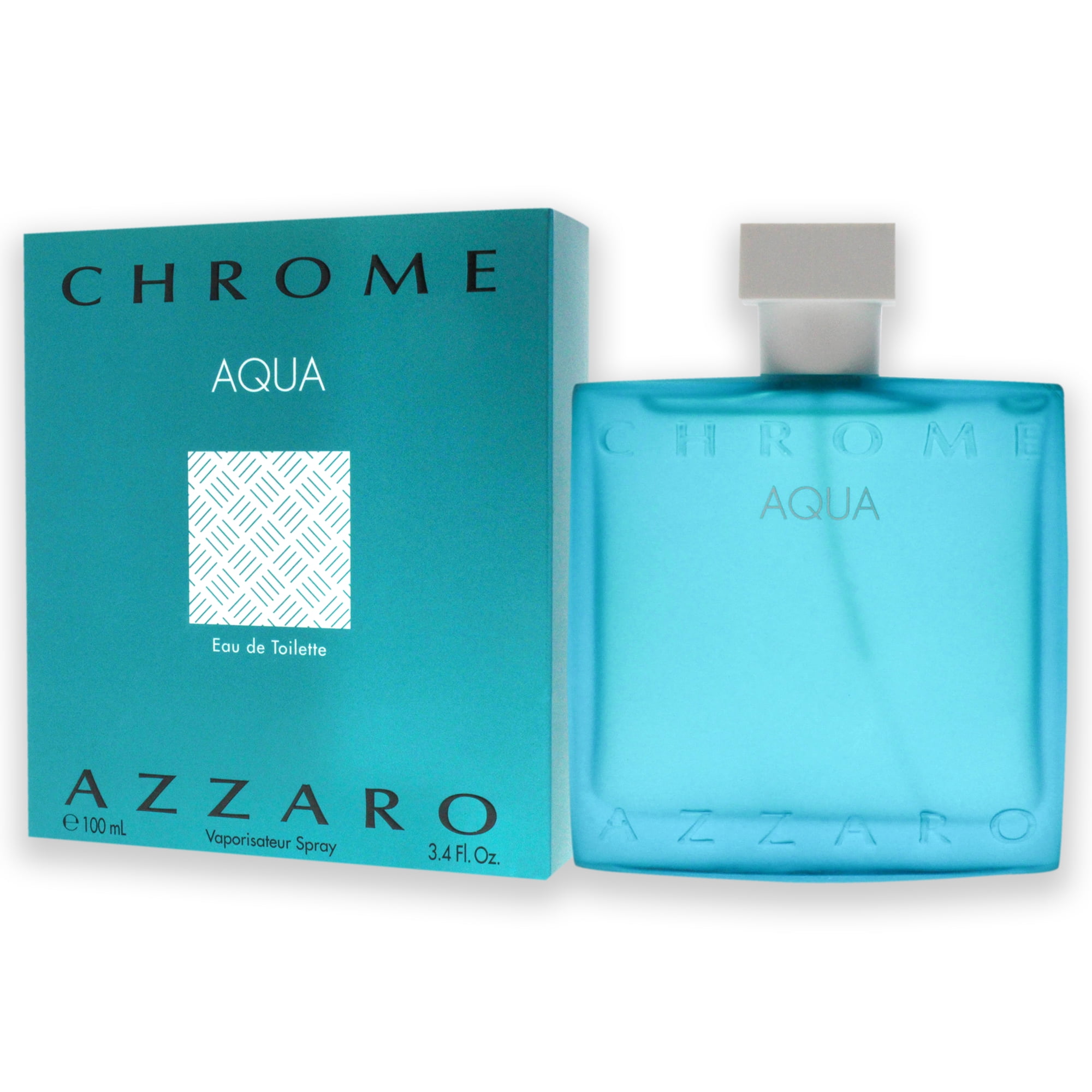Chrome Aqua by Azzaro for Men - 3.4 oz EDT Spray 