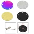thumbnail image 4 of MYG Universal Aluminum 6 Hole Steering Wheel Horn Button Delete Plate Cover, 4 of 6