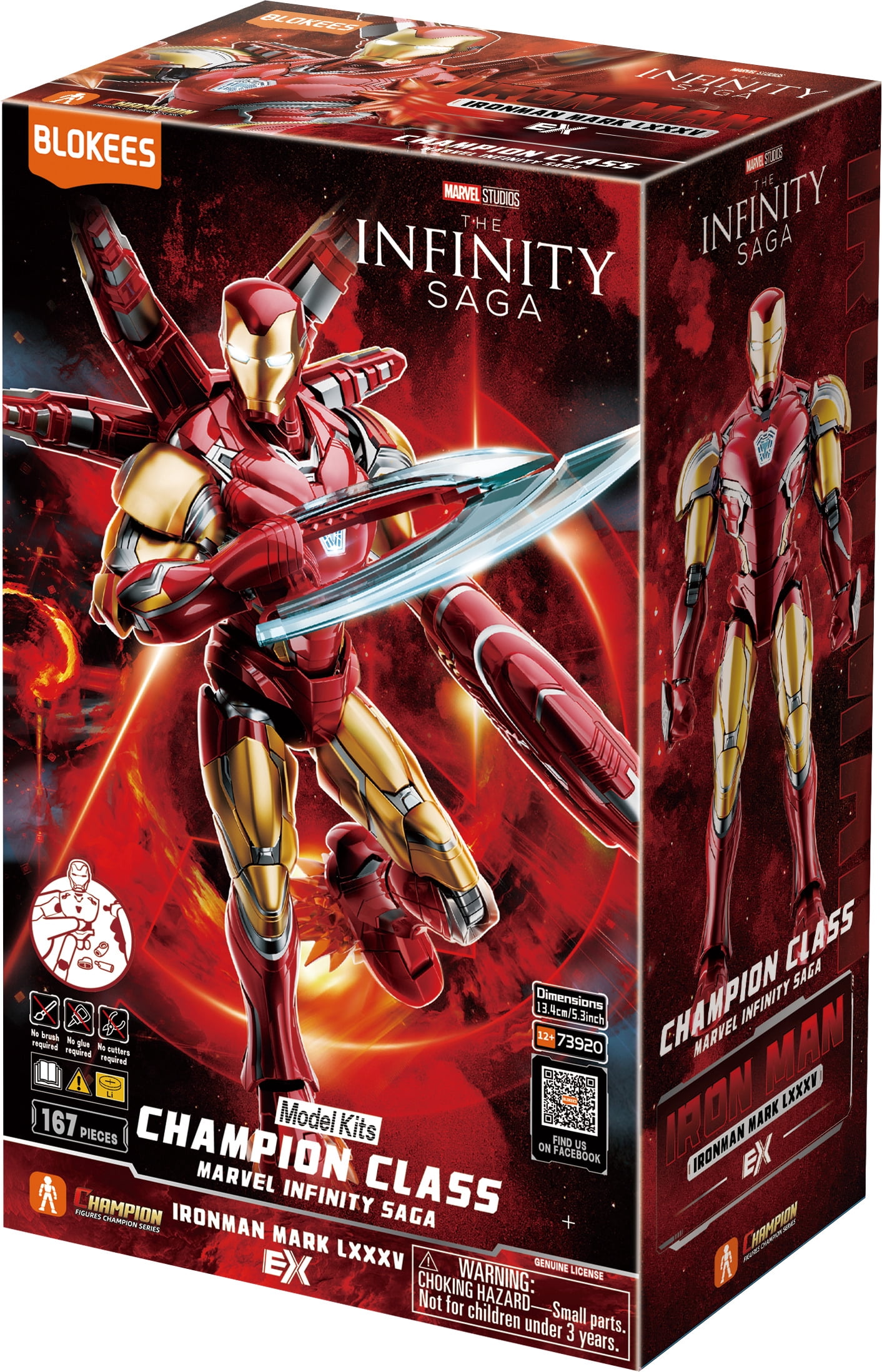 Blokees - Marvel Infinity Saga - Champion Class - 01: DX Iron Man