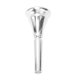 thumbnail image 2 of Silver Horn Mouthpiece Professional Brass Standard French Horn Mouthpiece for Replacement, 2 of 4