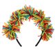 thumbnail image 1 of KAKOWELY 2 diademas de fiesta con espumillón, diadema para cosplay, diadema de cumpleaños, tocado de fiesta., 1 of 4