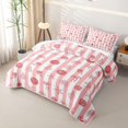 thumbnail image 3 of Erosebridal Girls Pink Ribbon Bow Quilt King,Ocean Seashell Starfish King Coverlet Set for Teens Women, 3 of 7