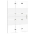 thumbnail image 2 of vidaXL Folding Shower Enclosure ESG 39.4"x55.1" White, 2 of 17