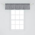 thumbnail image 2 of Ambesonne Leopard Print Valance Pack of 2, Fashion Wild Animal, 54"X12", Charcoal Grey Pale Taupe, 2 of 2