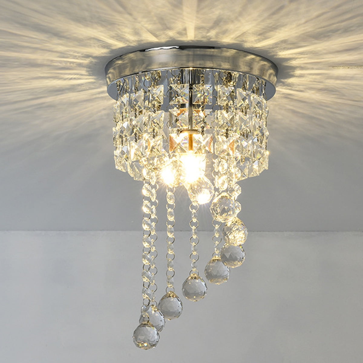 New Modern K9 Clear Crystal Ceiling Light Pendant Lamp Chandelier Lighting #6604 