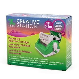 Xyron Create-a-Sticker, 5 Sticker and Label Maker Machine for Small  Business and DIY Crafts & Double-Sided Laminate Refill for The Creative  Station 