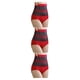 thumbnail image 5 of Ropa Interior de Cintura Alta para Mujer Sonducket Control del Vientre Color Rojo Negro, 5 of 6