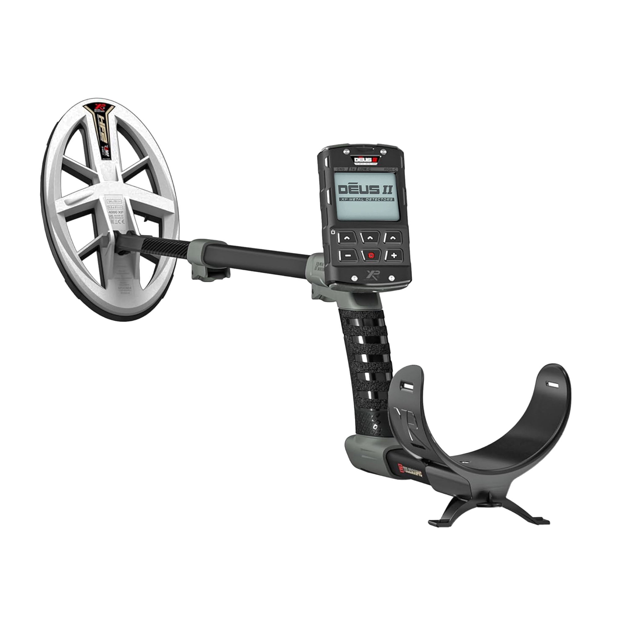 XP DEUS II Fast Multi Frequency RC + WSA ST Metal Detector with 9.5 X 5" HF2 FMF Search Coil