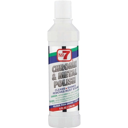No7 Beauty Chrome and Metal Polish Liquid, 8 oz