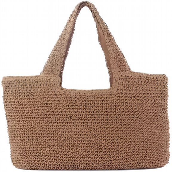GASTROPOD Large Summer Straw Beach Tote Woven Handmade Shoulder Handbags for Women