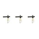 thumbnail image 4 of Toystoory 10 piezas pescado gira broches anti-bobinado fuerte clip de liberación ABS gancho divisor grande aparejos de pesca al aire libre negro Type1 NO1, 4 of 6