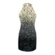 thumbnail image 5 of Moda mujer verano cuello halter casual impresión sin mangas una hebilla vestido falda Pompotops  ghjkhdj1748, 5 of 5