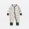 thumbnail image 2 of DHFJKG Baby Boys Girls Jumpsuit Lightweight Winter Clothes Newborn Long Sleeve Crewneck Zipper Romper For 0-24 Months Cute One-Pieces, 2 of 9