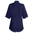 thumbnail image 6 of Short Sets for Women Loose Fit Cotton Linen Short Sleeve Button Down Collared Shirt and Wide Leg Shorts 2 Piece Matching Set, 6 of 6