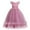Hot Pink, variant on Gubotare Princess Dresses for Girls Girls Dresses Summer Ruffle Sleeve Round Neck Twirl Birthday Party Dress with Pockets (Hot Pink,Size 9-10 Years)