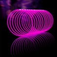 thumbnail image 1 of Glow Fever Glow Sticks Bulk 100 ct 22 pulgadas collares brillantes con conectores barras de luz de neón para fiestas, festivales, raves, conciertos, cumpleaños, bodas, color rosa, 1 of 5