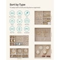thumbnail image 4 of Joyero SONGMICS de 5 capas con 3 cajones laterales, color blanco nube, 4 of 9