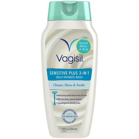 Vagisil Sensitive Plus Moisture Balance Daily Intimate Vaginal Wash, 12 Fluid Ounce (Best For Vaginal Dryness)