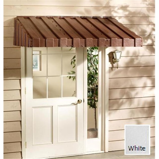 East Iowa Plastics Auvent de Porte 63 Po. Blanc