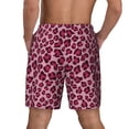 thumbnail image 4 of Uemuo Rose Leopard Print Pattern Mens Swim Trunks Quick Dry Board Shorts with Mesh Lining, Stretch Beach Shorts Quick Dry No-Chafing Board Shorts-3X-Large, 4 of 9