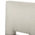 thumbnail image 6 of Noble House Elmcrest Fabric Upholstered 31 Inch Barstools, Set of 2, Wheat and Weathered Natural, 6 of 8