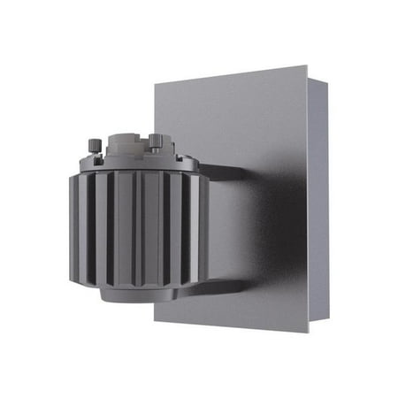 Aperture Wall Light - Jesco Lighting AW12-MED 12 in. Aperture Wall Sconce Canopy & Husk, 150 watt Incandescent Medium Base - Grey Powder Coated