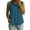 *Blue, variant on VBVC Women's V-Neck Sleeveless Peplum Blouse, Ladies' Collared Button Down Tank Top, Casual Breathable Summer Solid Shirt For Women,Black,S-2XL
