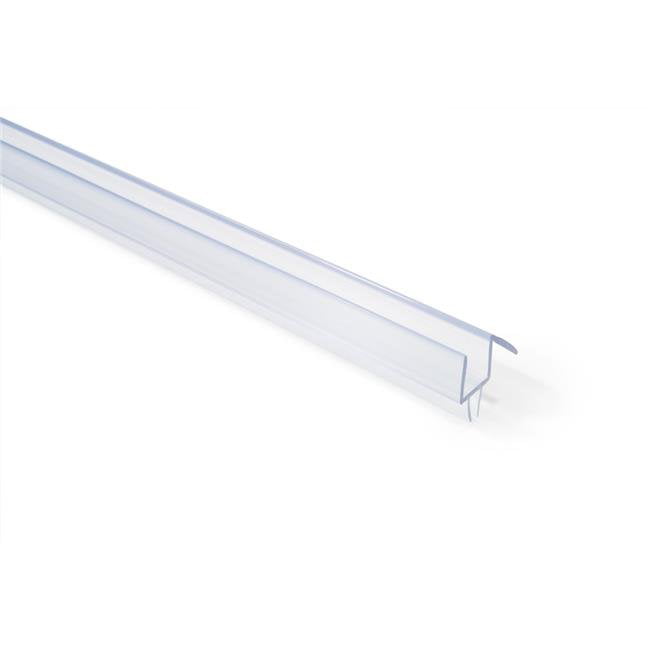 20mm 2000mm 5/16-Inch Door Bottom Side Seal Strip h-Type with 3/4-Inch uxcell Frameless Glass Shower Door Sweep 8mm Drip Rail Glass x 78.74-Inch Length