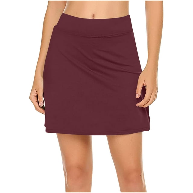 FNFYFH Liquidation Shorts de Sport d'Été Amples pour Femmes, Confortables, Vin