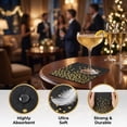 thumbnail image 3 of 200Pcs Black and Gold Cocktail Napkins, 6.5 Inch Gold Dots Disposable Paper Dinner Napkins for Party Wedding Birthday Bar Holiday Graduation New Year, 3 of 17