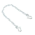 thumbnail image 1 of Towing Trailer Safety Chain High Strength 1m Length with S Hooks 3500lbs Capacity Stretch Proof for Trailer RV, 1 of 7