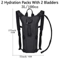 thumbnail image 4 of ATBP Sac d'Hydratation Tactique Militaire 3L Sac à Dos Étanche pour Course Jogging Cyclisme Randonnée, 4 of 4