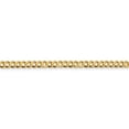 thumbnail image 3 of 14k 3.7mm Solid Polished Light Flat Cuban Chain in 14k Yellow Gold, 3 of 3