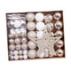 thumbnail image 3 of Adornos de bolas de Navidad, decoraciones para árboles de Navidad, decoración para fiestas, recuerdos de fiestas Blanco champán intenso, 3 of 9