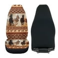 thumbnail image 4 of Uorisanigo Car Seat Covers, Western Horse Aztec High Back Automotive Seat Covers 2 Front Seats, Auto Seats Cover Protectors Fit for Most Cars SUV Sedans Tracks Hatchbacks, 4 of 7