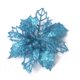 thumbnail image 3 of 1 pieza de flor de Pascua artificial con purpurina y bayas, decoración para árbol de Navidad, Año Nuevo, boda, 3 of 5