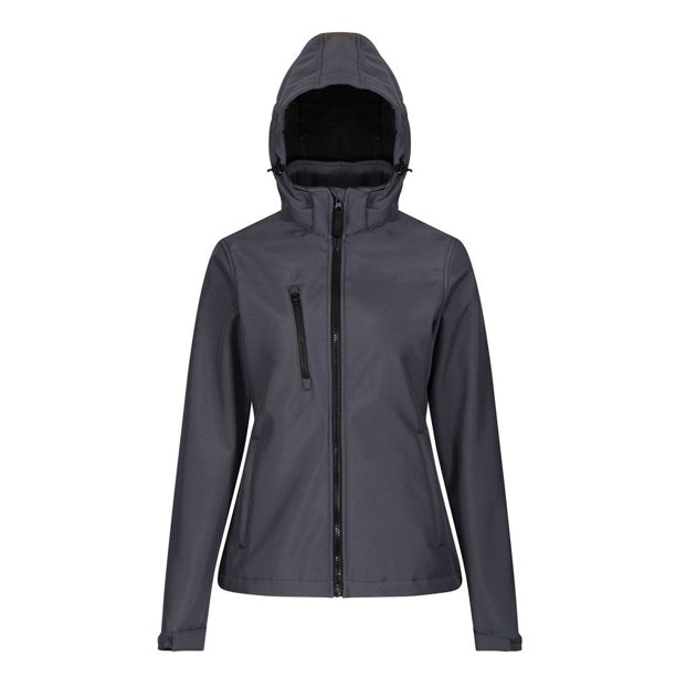 Regatta - Chaqueta Softshell Venturer para Mujer (Gris Seal, Negro) Regatta UTPC4255_sealgreyblack
