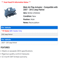 thumbnail image 2 of Main Air Flap Actuator - Compatible with 2007 - 2012 Jeep Compass 2008 2009 2010 2011, 2 of 2